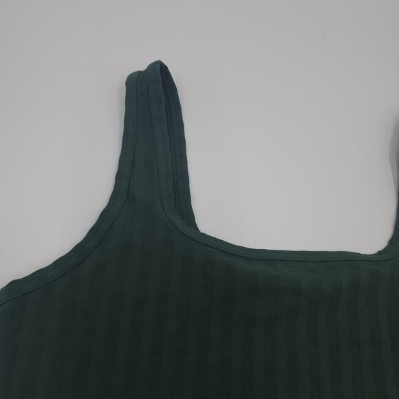 Offline by Aerie Women's OG Original Crop Tank in Green Size XL - Picture 3 of 8
